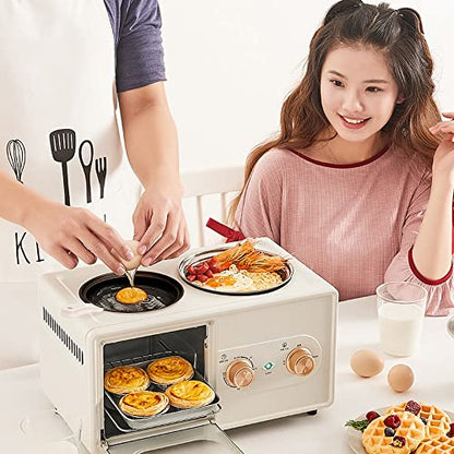  Mbj Bread Maker Four-in-One Multi-Function Breakfast Machine Home Small Lazy Intelligent Automatic Bread Oven Pizza Frying Pan Toast Oven