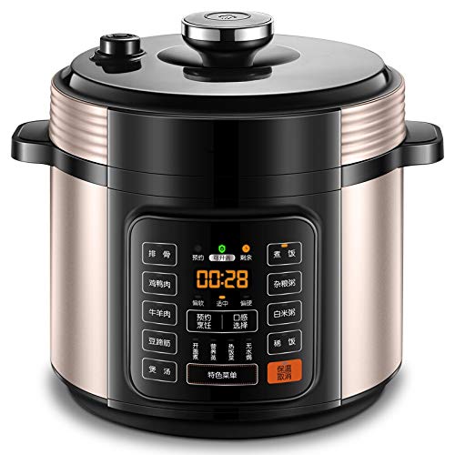  WETYG Electric Pressure Cooker Incense Energy Saving Cooker A Key Exhaust Pressure 6L Pressure Cooker