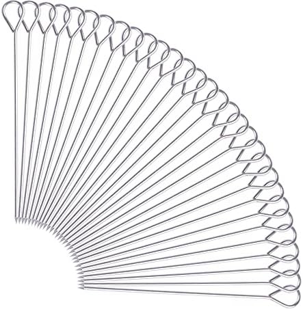 30 Pcs 6 Inches Turkey Lacers For Trussing Turkey,Stainless Steel Skewers Turkey Pins For Trussing Turkey And Poultry