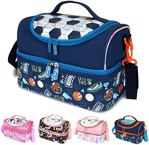  Kids Lunch Bag,Insulated Lunch Box For Girls Boys,Lunch Bag Toddler Teen,School Daycare Cute Travel Bags