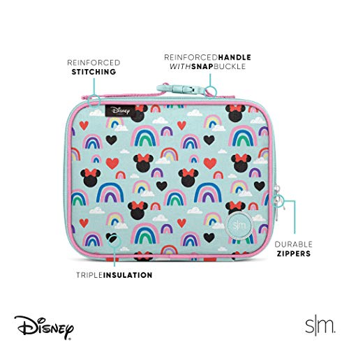  Kids Lunch Box For Toddler | Reusable Insulated Bag For Girls, Boys Meal Containers For School | Hadley Collection | Minibrook: Pink Tie Dye