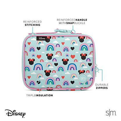  Kids Lunch Box For Toddler | Reusable Insulated Bag For Girls, Boys Meal Containers For School | Hadley Collection | Minibrook: Pink Tie Dye