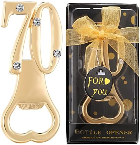  12 Pack 50th Birthday Bottle Opener For 50th Birthday Party Favors 50th Wedding Anniversaries Souvenirs Favors Gifts Decorations (12 Pack 50th)