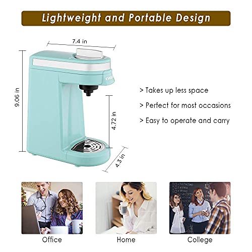  Coffee Maker Single-Serve Coffee Machine For Reusable Filter And Coffee Capsule