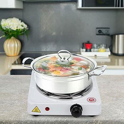  1000W Electric Stove Burners General Mini Portable Heater Heating Plate Household Cooking Appliances Countertop Burners(US Plug)