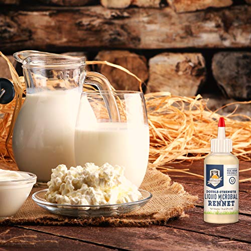  Liquid Microbial Rennet For Cheese Making | Vegetarian | Milk Coagulant | Make Cheese At Home Including Vegan Cheese |