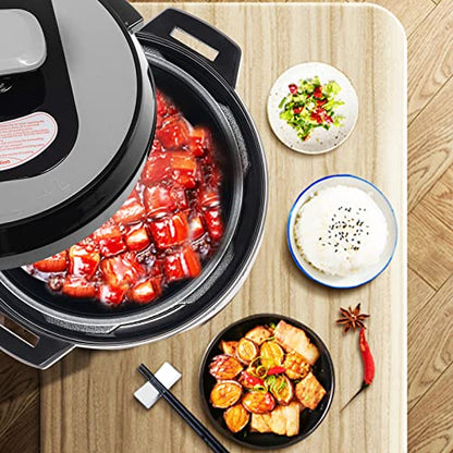  1000W Push-Button Stainless Steel Electric Pressure Cooker 13 In 1 Cooking Mode, Stainless Steel Color