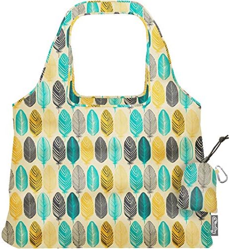 ChicoBag Vita Reusable Tote Bag With Carabiner Clip | Compact Reusable Shopping Bags | Eco Friendly