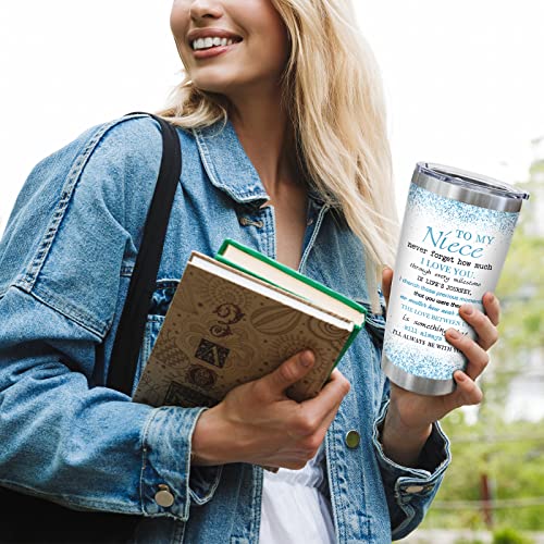  Niece Gifts, Niece Gifts From Auntie, Niece Gifts From Aunt, Gifts For Niece, Birthday Gifts For Niece, Best Niece Ever, Graduation Gift For Niece, To My Niece Stainless Steel Tumbler 20oz