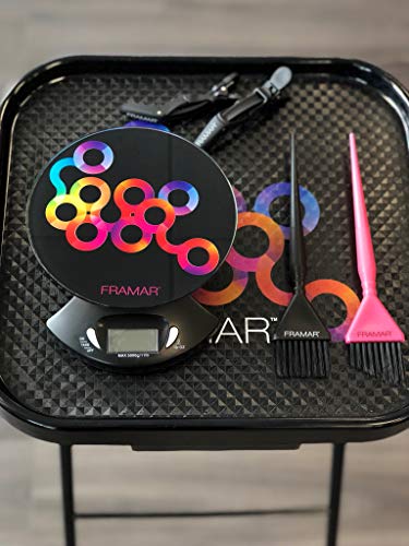  Ramar Digital Scale, Hair Color Scale, Kitchen Scale, Food Scale, Gram Scale - Elegant Black