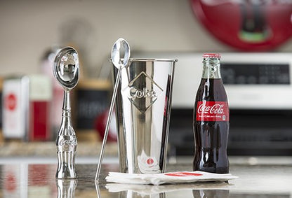  Craft Coca-Cola CC308 Ice Cream Scoop With Contour Bottle Handle And Chrome Plated Metal, Red