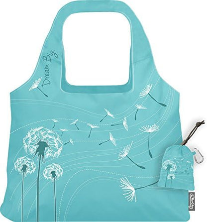  ChicoBag Vita Reusable Tote Bag With Carabiner Clip | Compact Reusable Shopping Bags | Eco Friendly