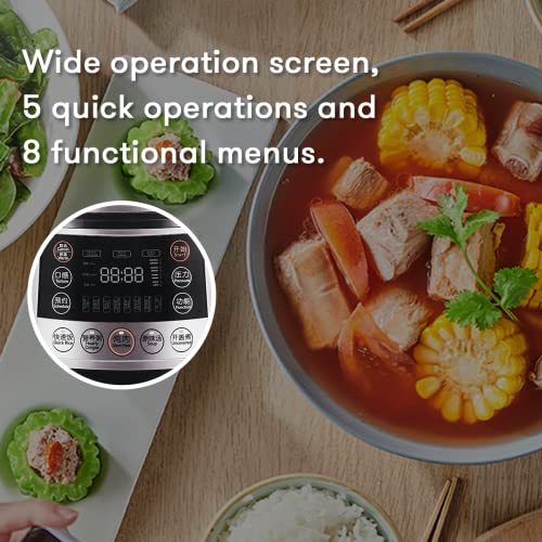 Household Smart Electric Pressure Cooker Y-50C19US Spherical Double Gallbladder Smart Pressure 5L