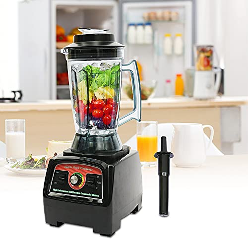  Professional Countertop Blender 2800W Commercial Smoothie Blender Shakes Smoothies Juicer Maker Machine With 140 OZ BPA Free Pitcher (Smoothie Blender)