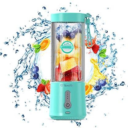  Smoothies Shake Blender With Powerful Blades, Personal Blender For Shakes And Smoothies, Portable Blender Mini Juicer For Kitchen Travel Gym Sports