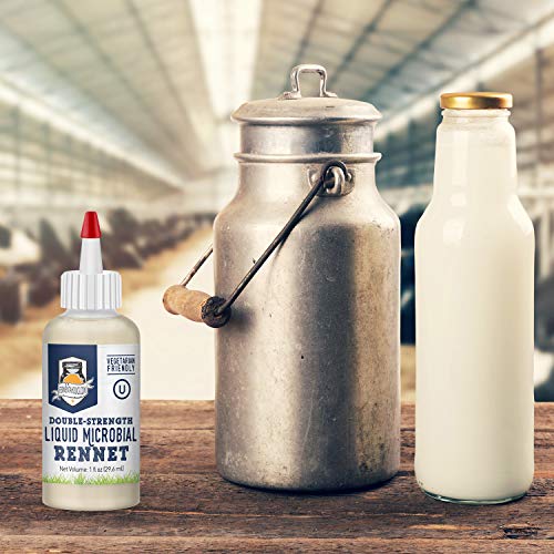  Liquid Microbial Rennet For Cheese Making | Vegetarian | Milk Coagulant | Make Cheese At Home Including Vegan Cheese |