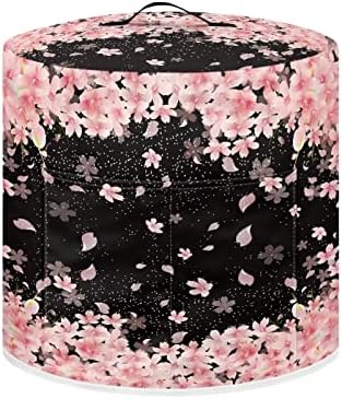  Orange Flowers Kitchen Dust Cover Dust-proof Cover Kitchen Dust Cover For Rice Cooker Appliance Protector Kitchen Rice Cooker Cover Washable