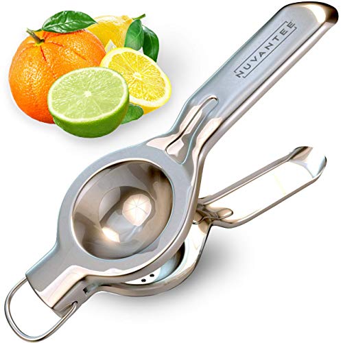  Lemon Squeezer - Large Stainless-Steel Manual Citrus Juicer For Lime Juice & Orange Juice