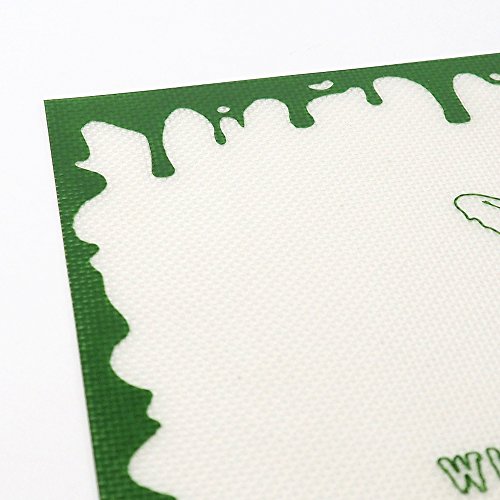  Mat 1pc Green 12X8.5 Inches Pad Wax Mat Printed Mat Non Stick Pad Wax Heat Resistant