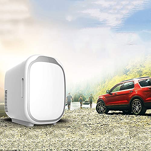  TONPOP 6L Car Small Refrigerator Mute Mini Heating And Cooling Box Car Home Dual-purpose Cosmetics Breast Milk Cooler Student Dormitory Home Travel