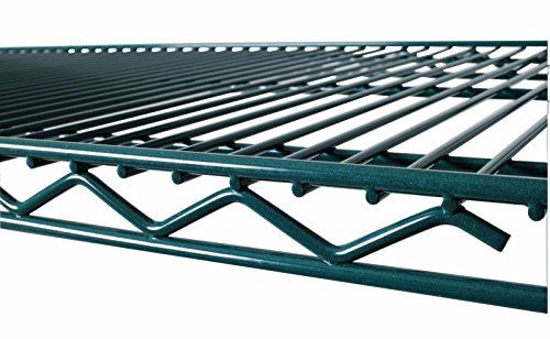  Commercial Green Epoxy Coated Wire Shelving 24 X 36 (2 Shelves) - NSF