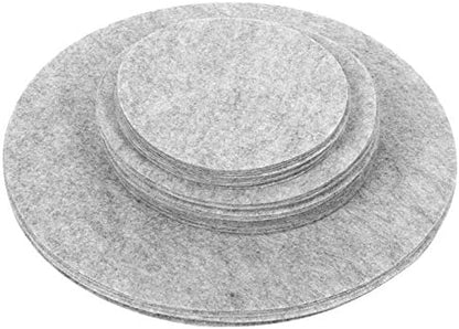  Plate Separators Storage, Set Of 48/24Pcs 3 Different Size, Thick And Premium Soft Felt Plate Dividers For Dish/Coffee Saucers Protecting And Stacking(48Pcs)