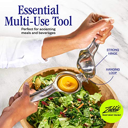 Lemon Squeezer - Large Stainless-Steel Manual Citrus Juicer For Lime Juice & Orange Juice