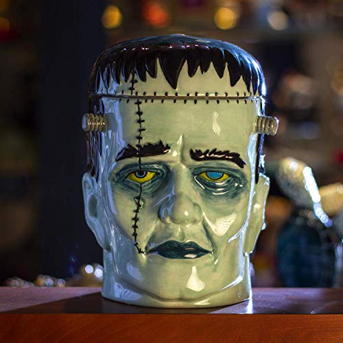  Frankenstein Head Ceramic Cookie Jar