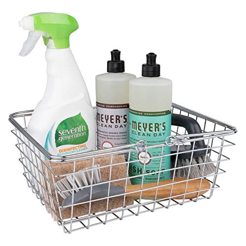  Wire Storage Basket, Medium, Chrome (43270)