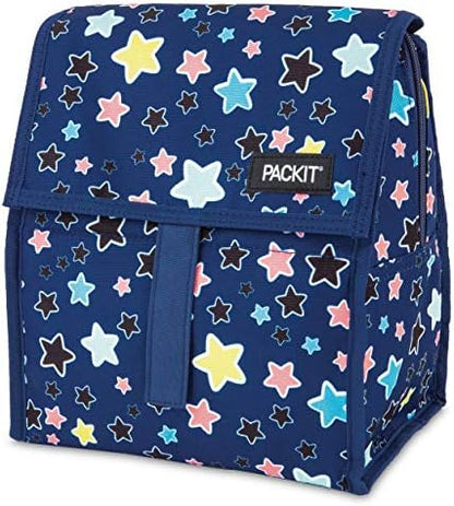  Freezable Lunch Bag With Zip Closure, Bright Stars