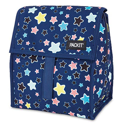  Freezable Lunch Bag With Zip Closure, Bright Stars