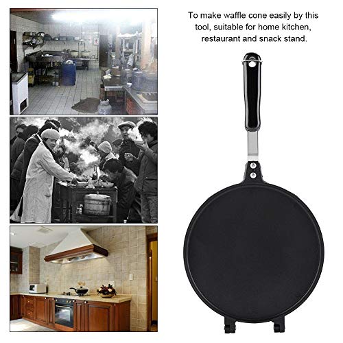  Egg Roll Maker, Household Kitchen Gas Non-Stick Egg Roll Waffle Cone Maker Pan Mold Press Plate Baking Tool Waffle Irons Machine