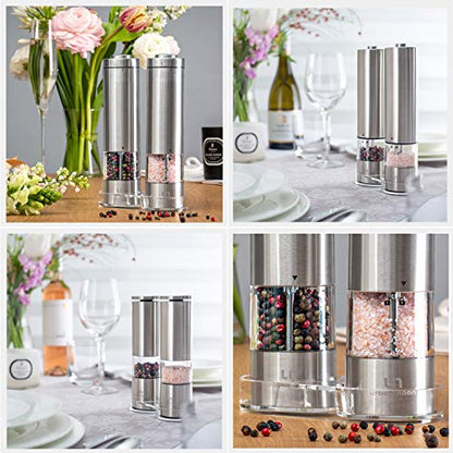  Salt And Pepper Mill Tray - Acrylic Transparent Mill Rest By Urban Noon - Grinders Up To 2.2 Inches In Diameter