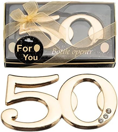  24PCS Latest 60 Bottle Openers For 60th Birthday Party Favors Or 60th Wedding Anniversary Party Gifts 60th Birthday Party Gifts Souvenirs Decorations For Guests