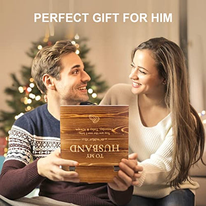  Whiskey Stones Gift Set Anniversary Gi Fts For Husband | Him | Men, Husband Birthday | Wedding Anniversary | Valentine's Day Gift, 8 Stainless Steel Whiskey Stones & 2 Whiskey Glasses(11oz)