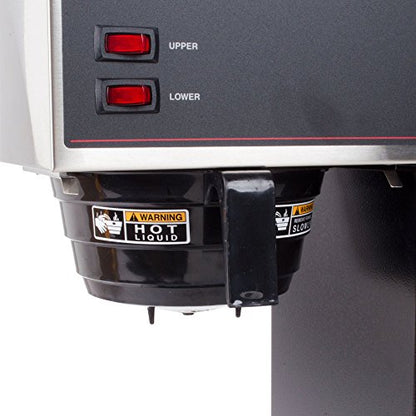 BUNN® VPR 12 Cup Pourover Coffee Brewer With 2 Warmers - 120V 33200.0000, Black