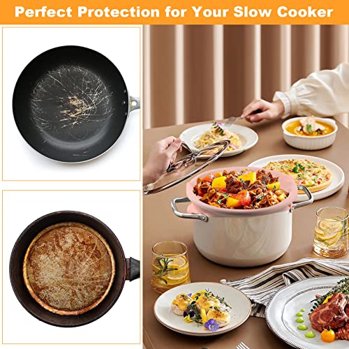  Slow Cooker Liners Fit 6-8 Quarts Crockpot, Reusable & Leakproof Cooking Bags Large Size Crock Pot Liners, Easy Clean Bags Liners For Oval Or Round Pot