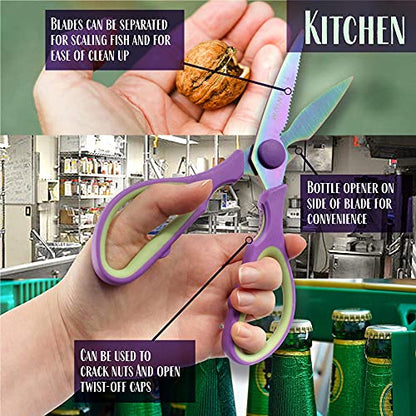  Ultimate Value Scissor Set For Kitchen And Craft - 5pc - 3 Sets