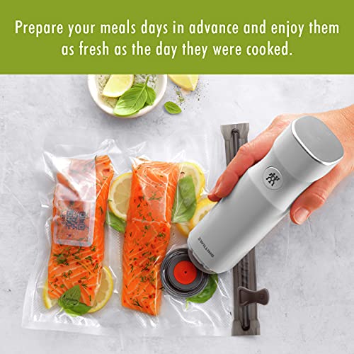 Zwilling Fresh & Save Set 30-pc Vacuum Sealer Bag For Food, 1/2 Gallon, Sous Vide Bag, Reusable Food Storage Bag For Meal Prep, Reusable Snack Bags, Dishwasher Safe, Small, Clear