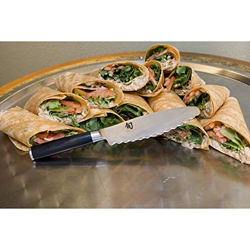  Classic 6-inch Ultimate Utility Versatile, Multifunction Knife With Proprietary VG-MAX Cutting Core And Stainless-Steel Damascus Cladding Handcrafted In Japan By Highly-Skilled, 6 Inch