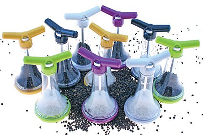  Culbuto Rock N' Roll Salt Mill, 8", Green