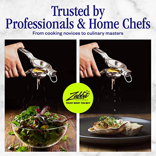 Lemon Squeezer - Large Stainless-Steel Manual Citrus Juicer For Lime Juice & Orange Juice