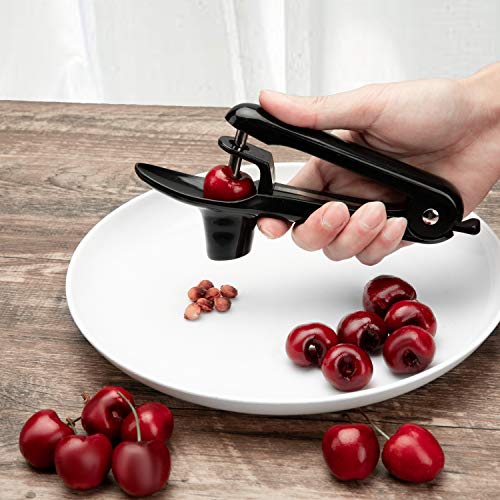  Cherry Pitter Tool Cherries Corer Pitter Tool Stainless Steel Fruit Pit Remover For Cherry Jam With Lock Design