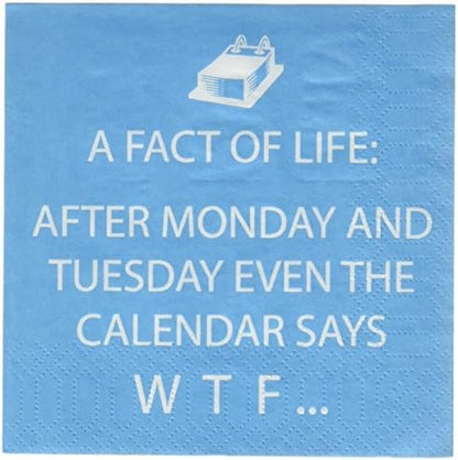 Ve Beverage Paper Napkins – Tabletop Disposable Kitchen Cocktail Napkin – For Lunch, Dinner, Birthdays, Parties, Celebrations, Holidays – Set Of 20, Wtf Design