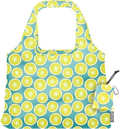  ChicoBag Vita Reusable Tote Bag With Carabiner Clip | Compact Reusable Shopping Bags | Eco Friendly