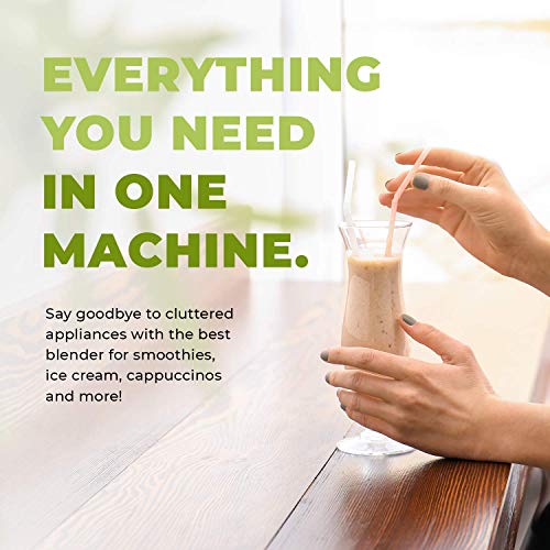  Commercial Blender - 64oz Countertop Blender 1800 Watts - High Performance, High Powered Professional Blender And Food Processor For Smoothies