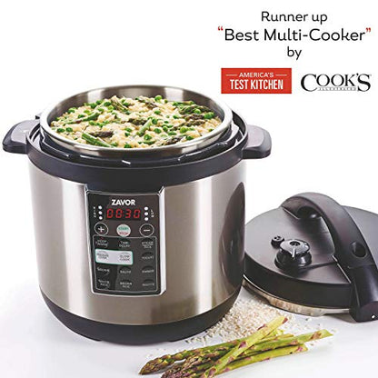  Avor LUX Multi-Cooker, 4 Quart Electric Pressure Cooker, Slow Cooker, Rice Cooker, Yogurt Maker And More - Stainless Steel (ZSELX01)