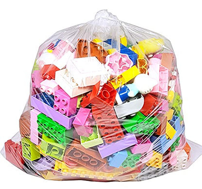  100 CT 18x24 Inches 1.1 Mil Clear Plastic Flat Open Poly Bags Great For Proving Bread, Dough, Storage, Packaging And More (18 X 24 Inches)