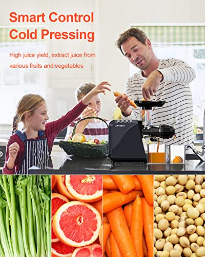  Egetable Juicer With Coffee Bean Grinder,Cold Press Juicer For Carrot Beet Celery Ginger, Electric Burr Coffee Grinder Milling Beans Grains To Powder With 18 Thickness Setting, Quiet Motor