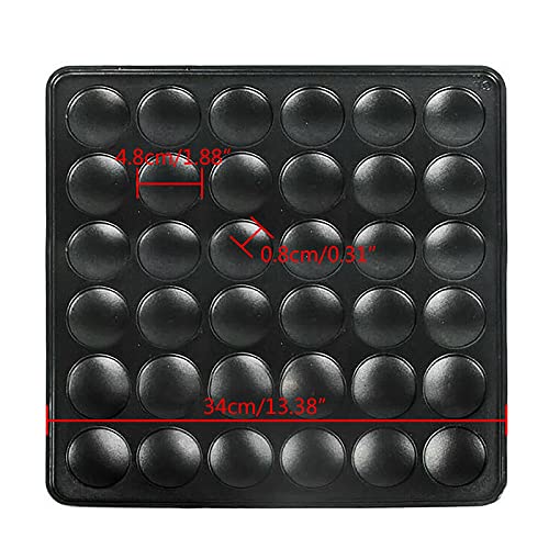  Mini Dutch Pancake Baker Maker, Commercial Electric Nonstick 36Pcs 1.9Inch Poffertje Mini Waffle Pancake Maker Stainless Steel For Restaurants, Cafes Shops